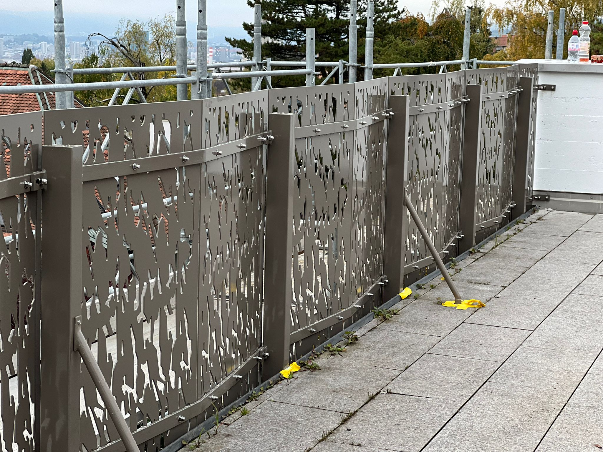 Lochblech zb. für Geländer, 3 mm Alu, Ellipse, EVH8-32, 1000mm, div. Breiten
